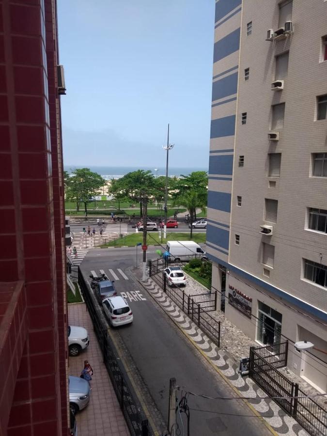 Apartamento Frente Ao Mar Em Santos Bagian luar foto